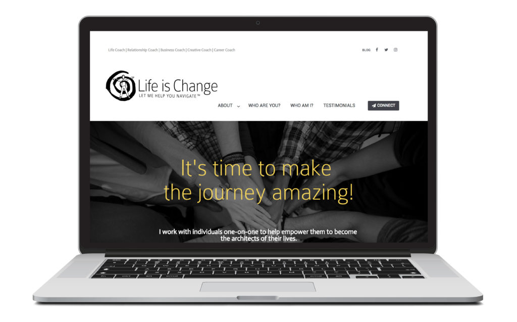 Life is Change fue uno de nuestros primeros clientes en diseño web